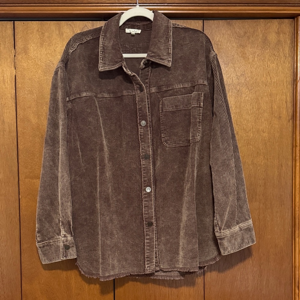 LA MIEL Chocolate Corduroy Shirt